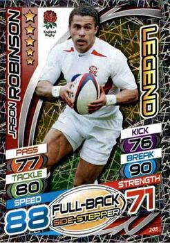 2015 Topps Rugby Attax #208 Jason Robinson Front